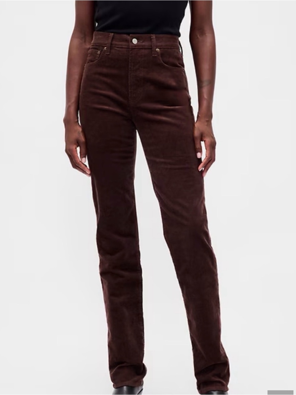 GAP Straight Leg Women's Jeans - Dark Brown